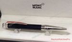 Replica Montblanc Starwalker Precious Resin Ballpoint Pen Black with Sliver Clip